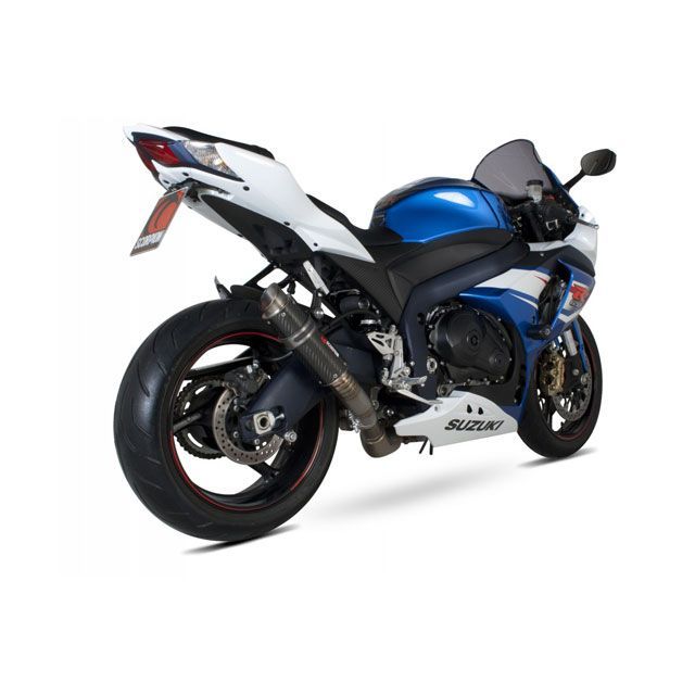 スコーピオン GSXR 1000 RP1-GP スリップオン カーボンファイバースリーブ Homologated Suzuki GSX-R 1000…