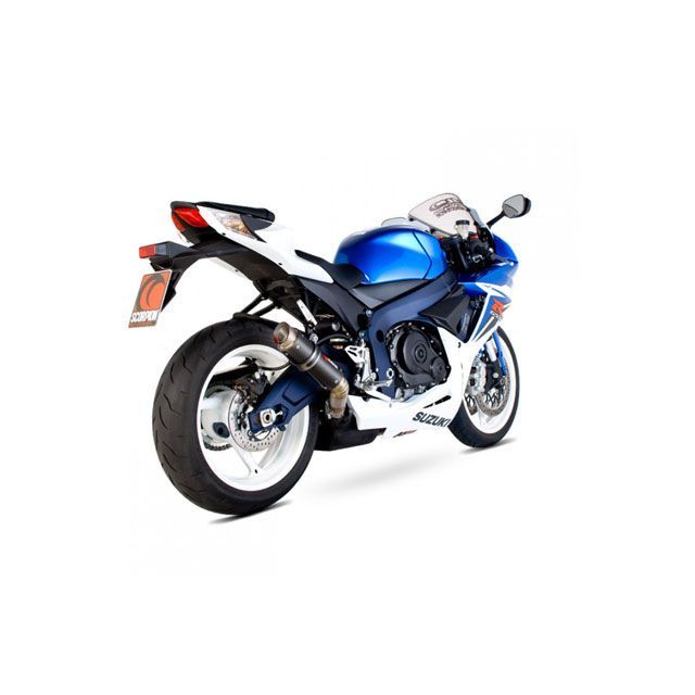 スコーピオン GSXR 600/750 RP1-GP スリップオン カーボンファイバースリーブ Homologated Suzuki GSX-R 6…