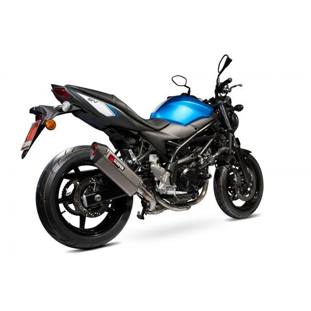 スコーピオン SV650 Serket スリップオン チタンスリーブ Homologated Suzuki SV 650 16-Current 20…の通販は