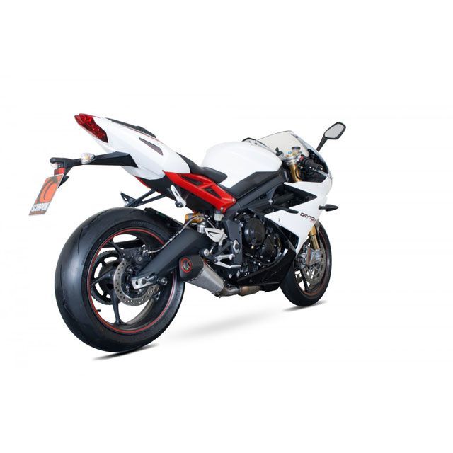 スコーピオン Daytona 675 Serket（Taper）テーパースリップオン ステンレススリーブ Homologated Triumph D…