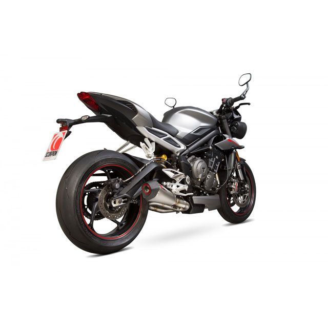 専用13 スコーピオン Street Triple 765 Serket（Taper）テーパースリップオン
