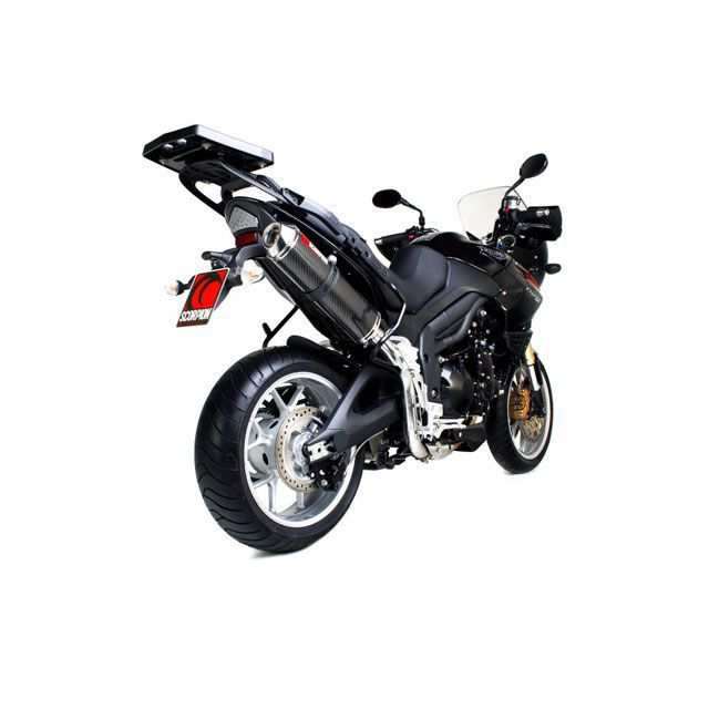 スコーピオン タイガー1050 Factory オーバルスリップオン Carbon Fibre Sleeve Homologated Triumph…の通販は