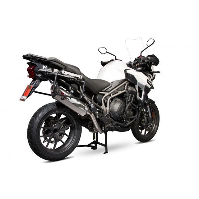 スコーピオン Tiger Explorer 1200 Serket スリップオン ステンレススリーブ Homologated Triumph Tig…