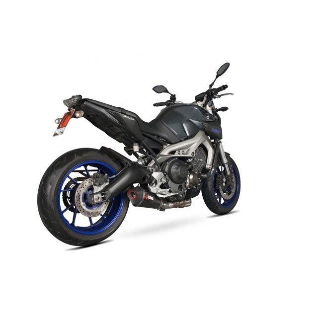 スコーピオン MT-09 Serket（Taper）テーパースリップオン Carbon Fibre Sleeve Homologated Yamah…