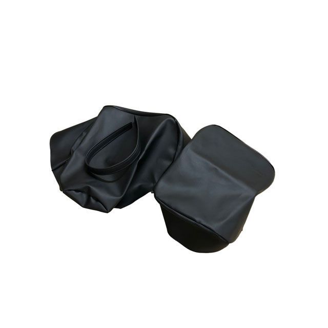 アルバ イントルーダー 250LC 日本製シートカバー/イントルーダー 250LC 前後【黒】（張替） ALBA バイクの通販は 5,280円