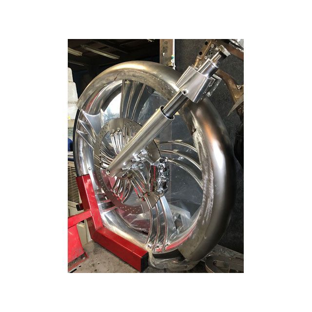 部品屋K&W ハーレー 鉄製Baggerバガー 32インチ用 フロントフェンダー K&W_2