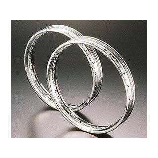 ピーエムシー CB400F クロームメッキリム フロント タイプ フロント PMC バイクの通販は