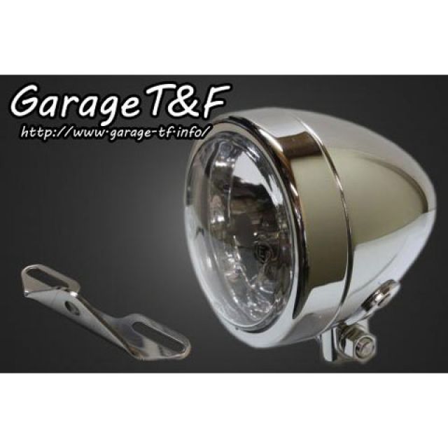 ガレージT&F イントルーダー400クラシック 4インチスリムライト(ショート)プレーンタイプ&ライトステー(タイプB)キット T&F バイクの通販は 7,583円