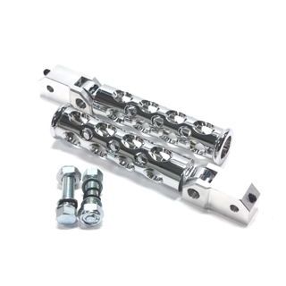 ガレージT&F Vツインマグナ/S コンバットフットペグ セット内容 フロントセット カラー メッキ 年式 1999年以降 T&F