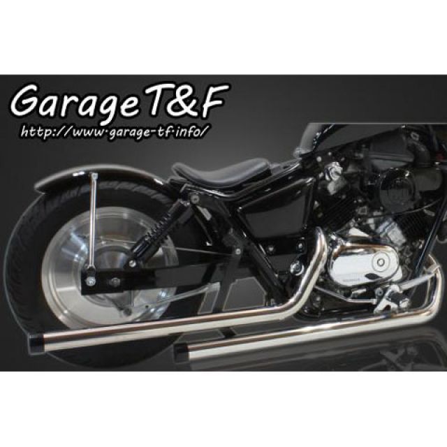 マグナ250 ガレージT&Fスラッシュカットマフラー マグナ250 マフラー マグナ250 ガレージT&Fスラッシュカットマフラー