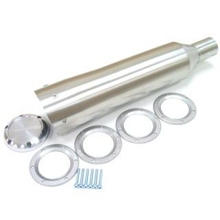 ガレージT&F 汎用 ロングステンレスサイレンサー T&F バイクの通販は 7,999円