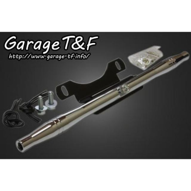 ガレージT&F シャドウ400 フロントマウントウィンカーステー 335mm カラー メッキ T&F