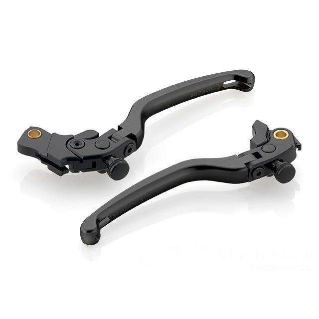 リゾマ 可倒式アジャスタブルブレーキレバー 3D カラー ブラック RIZOMA バイクの通販は