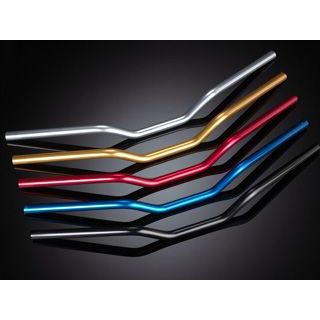 リゾマ 汎用 ハンドルバー φ22mm カラー レッド RIZOMA