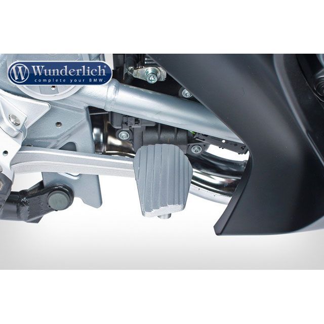 ワンダーリッヒ R1200RT LC 水冷 R1250RT ブレーキペダルプレート（シルバー） Wunderlich