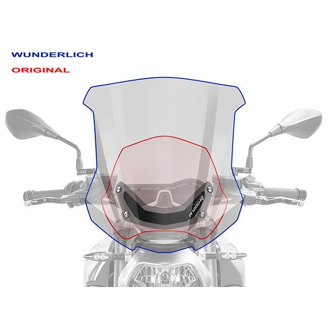 ワンダーリッヒ R1200R LC 水冷 ツーリングスクリーン R1200R LC（水冷