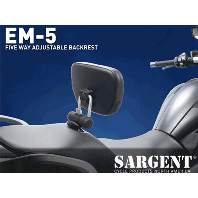 サージェント R1200RT/RT LC バックレスト Duratex（ブラック） Sargent_3