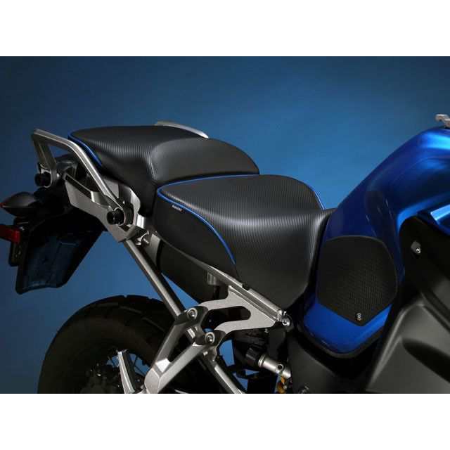 サージェント XT1200Z Super Tenere シート EUレギュラーフロントシート カラー パイピング：ブラック Sargent バイクの通販は