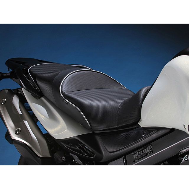 サージェント V-Strom 650 シート EUレギュラーシート カラー パイピング：ブラック Sargent バイクの通販は
