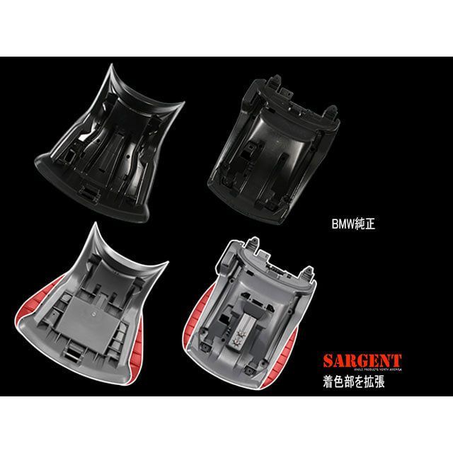 サージェント R1200RT/RT LC ワールドスポーツパフォーマンスシート フロントシート CarbonFX EUローシート カラー ブラック …_4