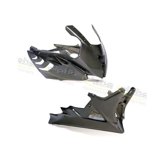アルファレーシング S1000RR S1000RR（-11） カーボン フェアリングセット（2ピース） alpha Racing