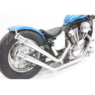 ginzagogo2005 スティード400 アップトランペット　マフラー ガレージT&F スティード400 アップトランペットマフラーキット