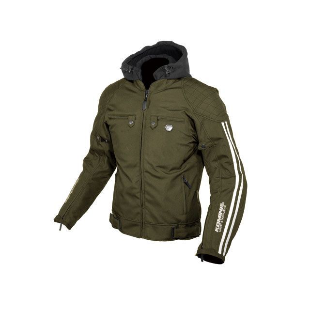 コミネ 2020-2021秋冬モデル JK-614 プロテクトウインターパーカ（オリーブ） サイズ L KOMINE