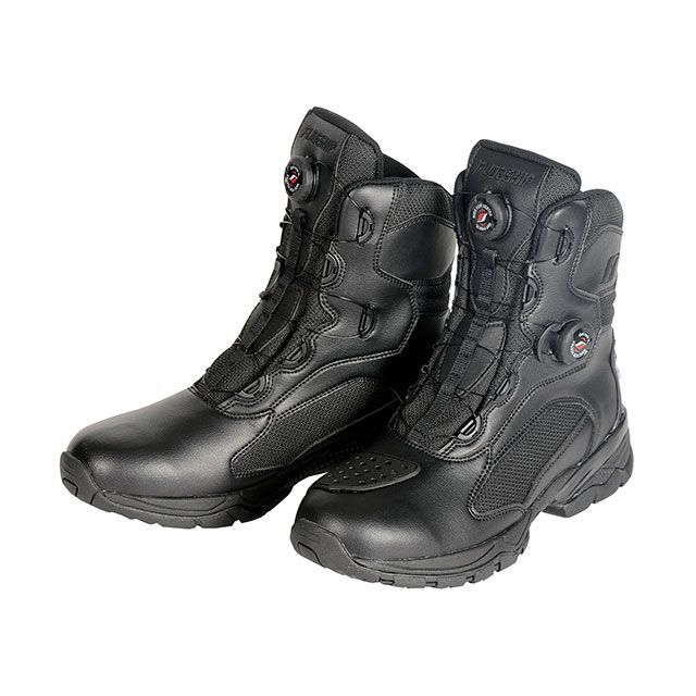 フラッグシップ FSB-802 タクティカルライディングブーツ（ブラック） サイズ：24.0cm FLAGSHIP バイクの通販は