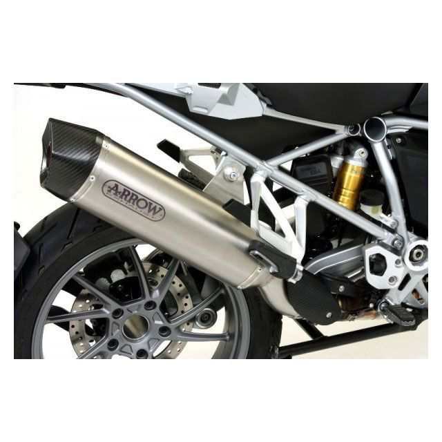 アロー BMW R 1200 GS HOMOLOGATED ALUMINIUM MAXI RACE-TECH SILENCER WITH CARBO…