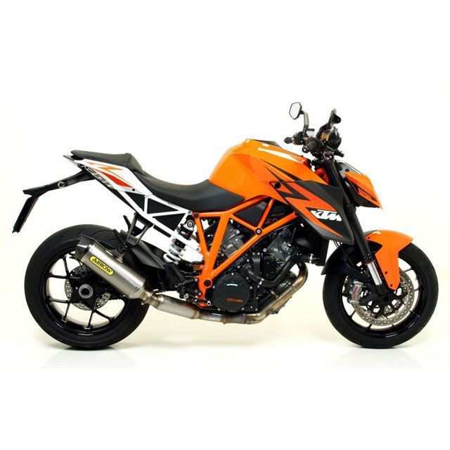 アロー KTM 1290 SUPER DUKE R 14 HOMOLOGATED TITANIUM RACE-TECH SILENCER WITH …