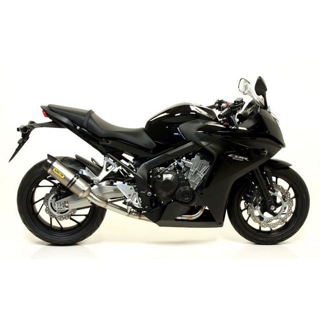 アロー HONDA CBR 650 F 14/CB 650 17 HOMOL. ALUMINIUM THUNDER SILENCER WITH CA…