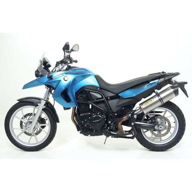 アロー BMW F 650 GS 08/09 / F 800 GS 09 HOMOLOGATED ALUMINIUM DARK RACE-TECH …