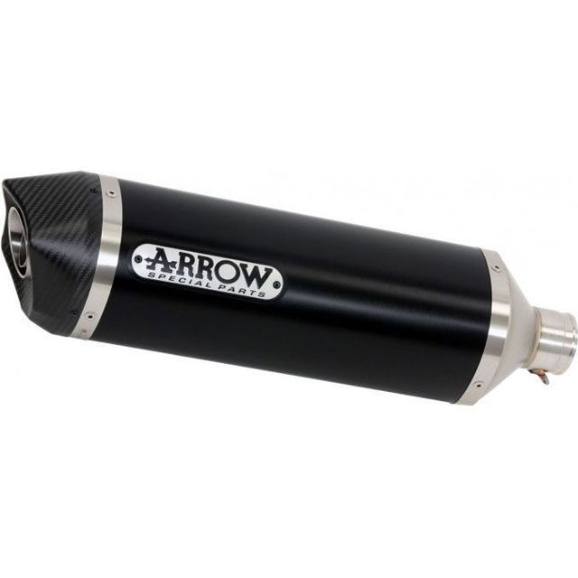 アロー SUZUKI V-STROM 650 17 HOMOLOGATED ALUMINIUM DARK RACE-TECH SILENCER WI…