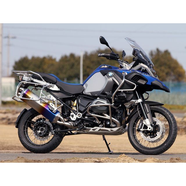 アールズギア R1200GS/GS-A（水冷） ワイバン フルエキゾーストマフラー サイレンサー チタンドラッグブルー R’s GEAR