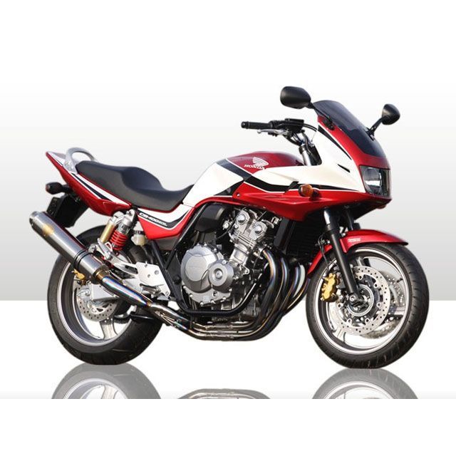 アールズギア CB400SF/SB Revo シングル ワイバン サイレンサー チタン