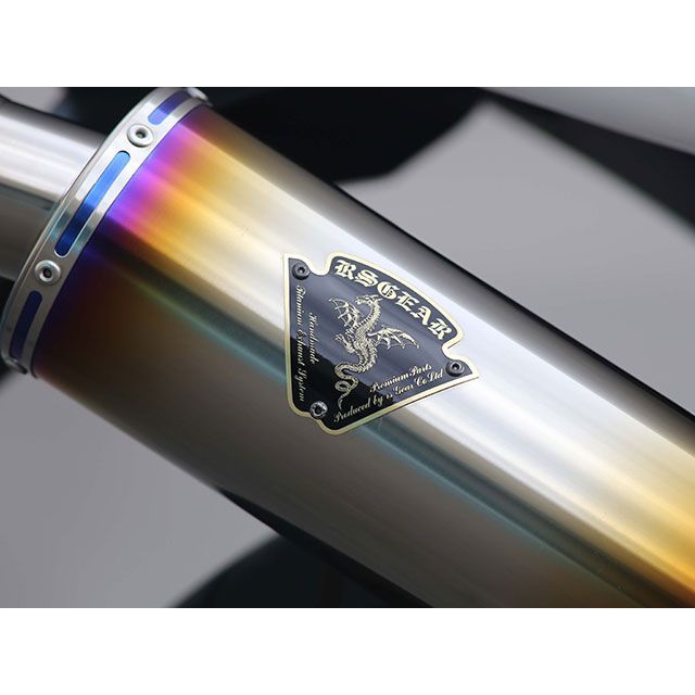 アールズギア CB400SF/SB Revo シングル ワイバン サイレンサー チタン