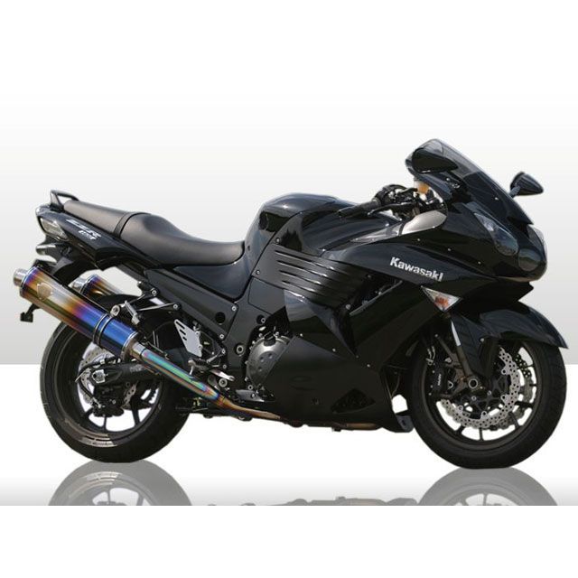 アールズギア ZZR1400 ツイン ワイバン サイレンサー チタンドラッグ