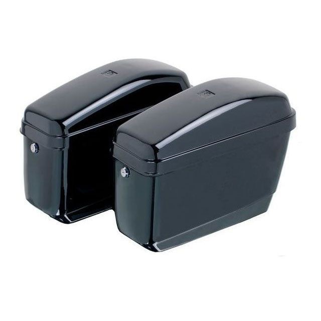 カスタムアクセス Rigid Saddlebags Easy Model Black ｜ AMZ004N CustomAcces バイクの通販は