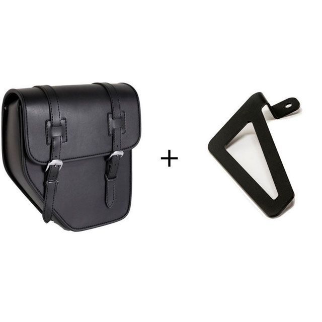 カスタムアクセス Ibiza Leather Saddlebag Right Side ＋ Universal Support Right Side…の通販は 12,941円