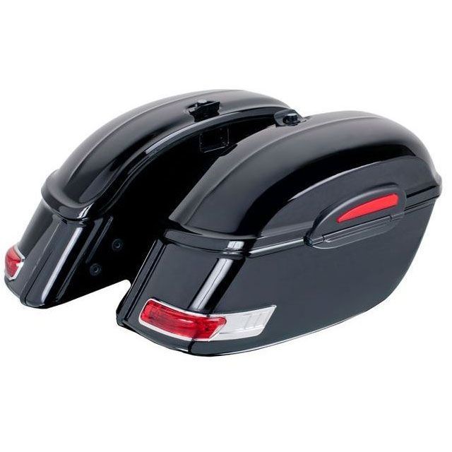 カスタムアクセス Rigid Right Saddlebags Touring Model Black ｜ AR0004N CustomAcces