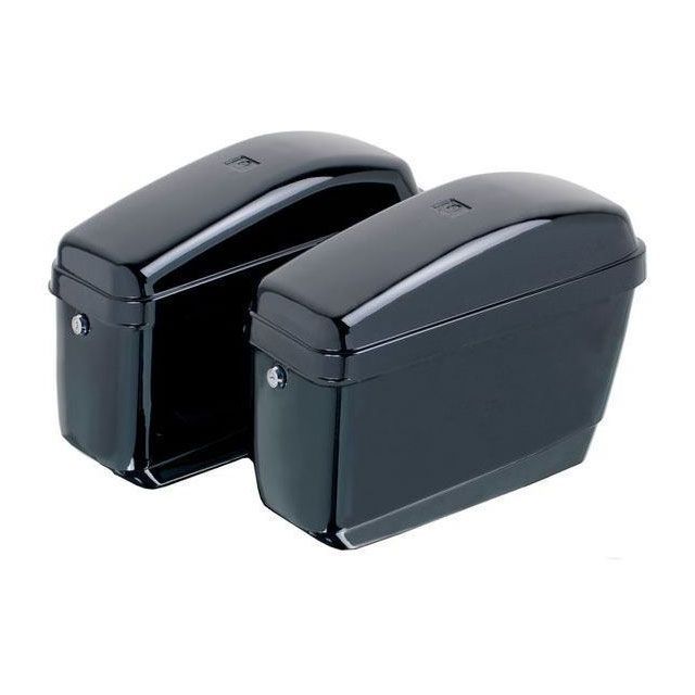 カスタムアクセス Rigid Left Saddlebags Easy Model Black ｜ AR0007N CustomAcces