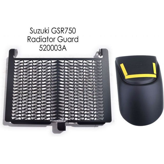 ピラミッドプラスチック GSR 750 Suzuki GSR 750 Radiator Guard Matte Black 2011＞ ｜ 5200…の通販は
