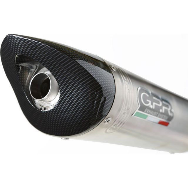 ジーピーアール CBR 600 RR スリップオンエキゾーストシステム EU規格 ｜ H.125.TIBTO G.P.R.