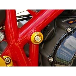 ベビーフェイス S4R/S2R/Hypermotard フレームキャップ 4pc カラー ゴールド BABYFACE
