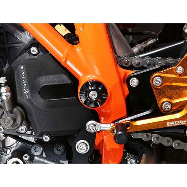 ベビーフェイス 1290SUPER DUKE R フレームキャップ 4pc カラー ブラック BABYFACE バイクの通販は 9,440円