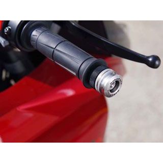 ベビーフェイス KAWASAKI車用 ハンドルバーエンド φ30 M8-凹 タイプ ショート 素材 ステンレス カラー - BABYFACE