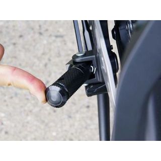 ベビーフェイス HONDA、KAWASAKI用 ユニバーサル・ステップバー カラー ブラック BABYFACE_1