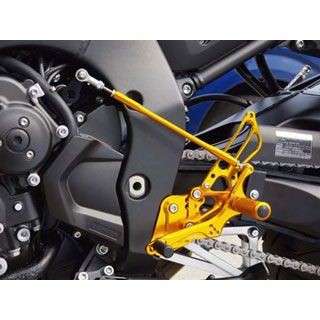 ベビーフェイス FZ1/FZ8/Fazer8 バックステップキット 仕様 レースパターン カラー ブラック BABYFACE バイク