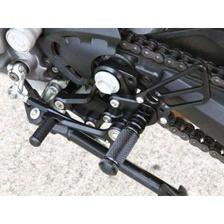 ベビーフェイス MONSTER 796 バックステップキット カラー ブラック BABYFACE バイク