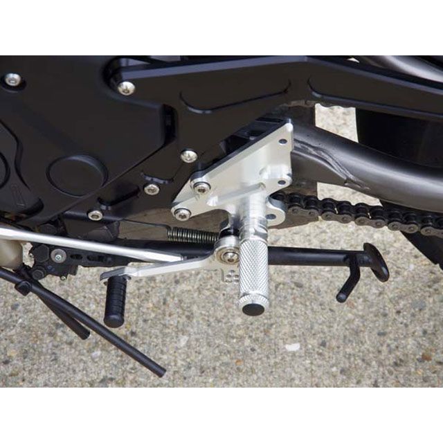 ベビーフェイス Ninja650/ER6f/n バックステップキット カラー ブラック BABYFACE バイクの通販は